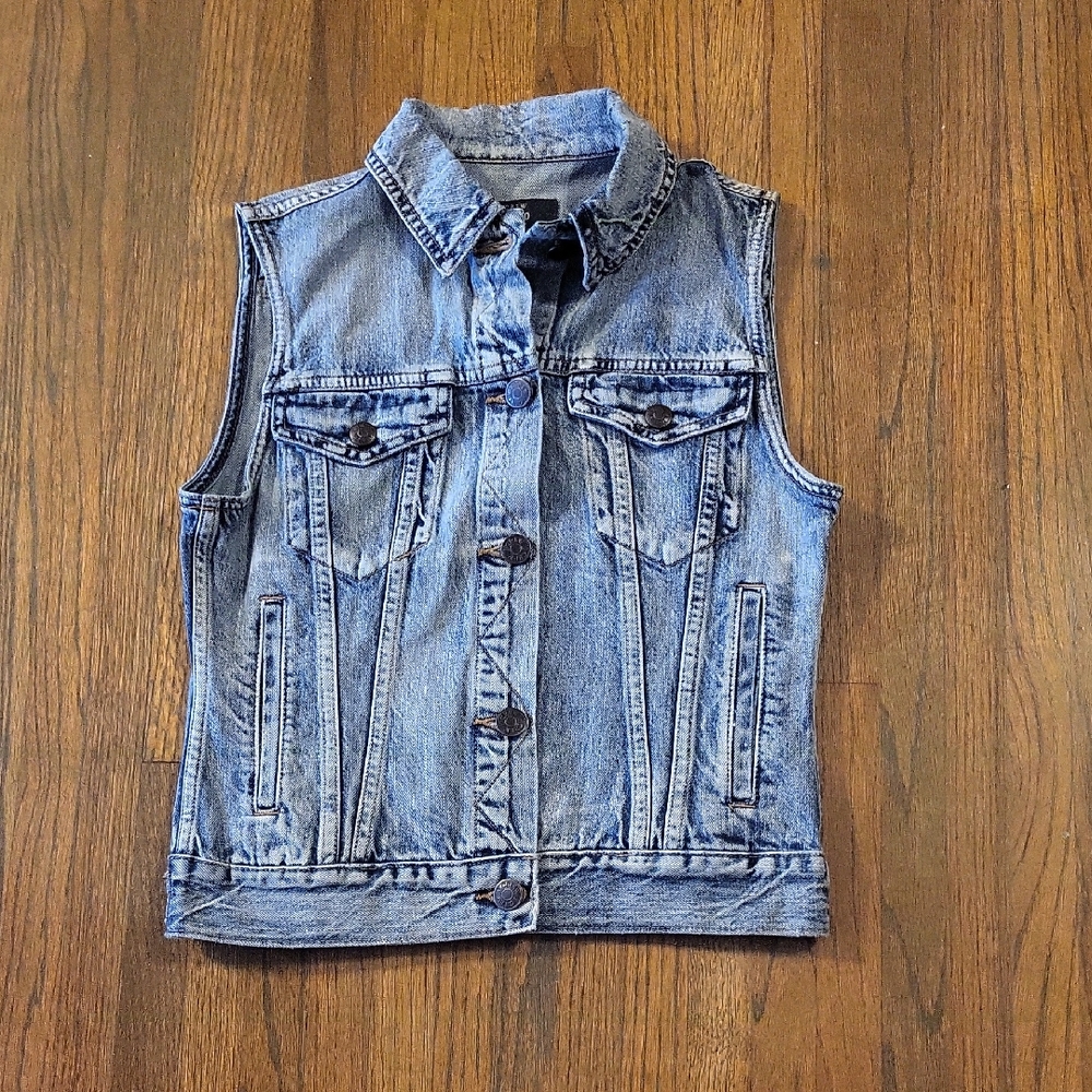 J. Crew Indigo Denim Top